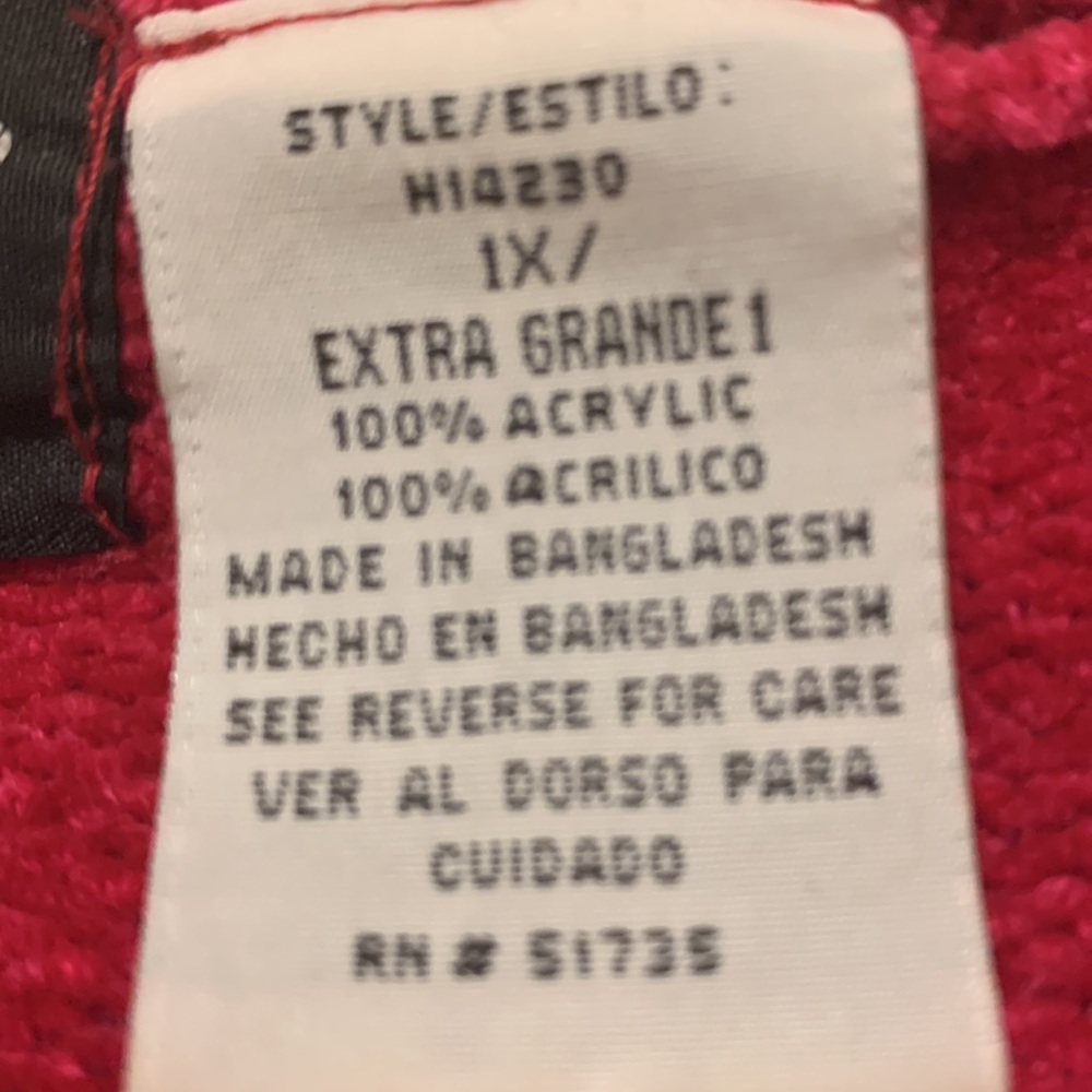 🩷 beautiful hot pink 🩷 sweater - GENTLY USED! - Picture 6 of 6